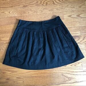 Gap Cotton Lined Skirt A-Line Black Women's Size 8 NWOT